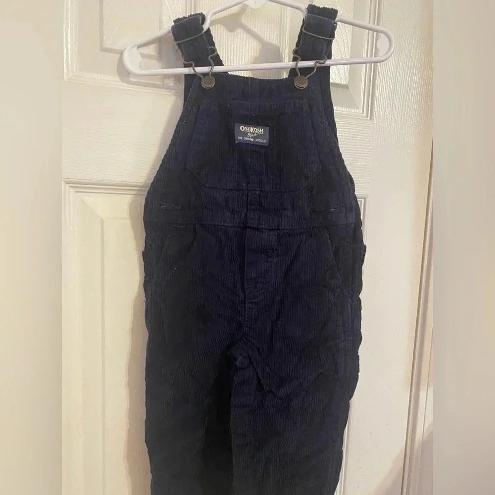 Navy Oshkosh B’Gosh Corduroy Overalls
